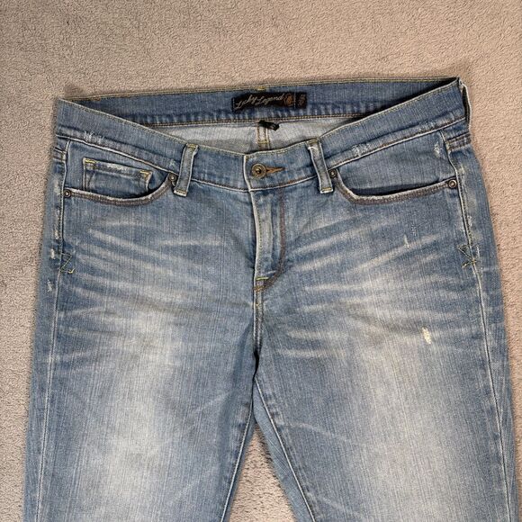 Lucky Brand Legend Jeans Women’s Size 12/31 Sister New Zoe Boot Selvedge Grunge - Picture 4 of 15